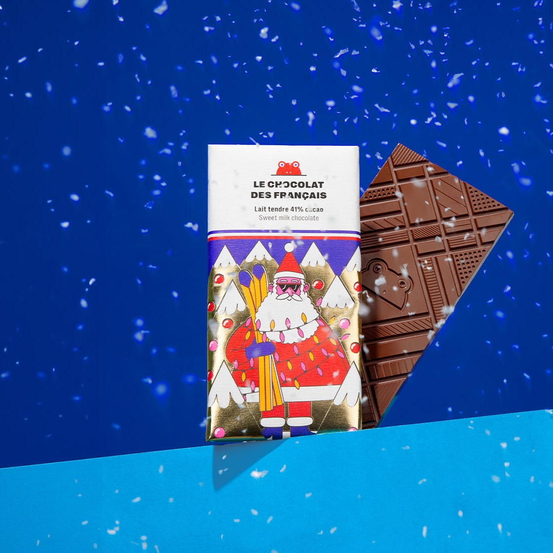 Le Chocolat des Français - Tablette Chocolat - Noël, chocolat au lait