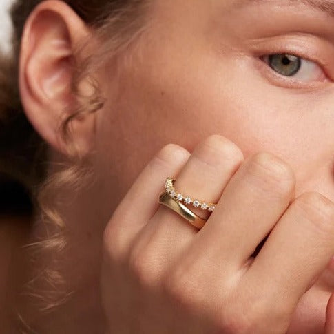 Bague PD Paola - Motion Duo Gold