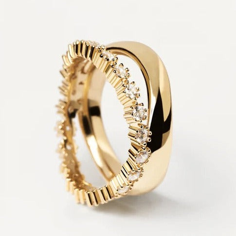 Bague PD Paola - Motion Duo Gold