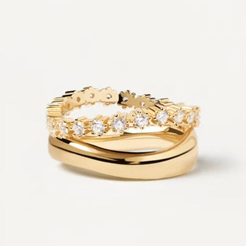 Bague PD Paola - Motion Duo Gold