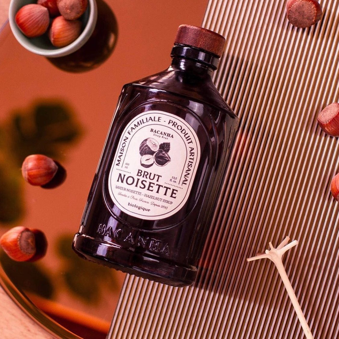 Sirop bio brut Bacanha - Noisette