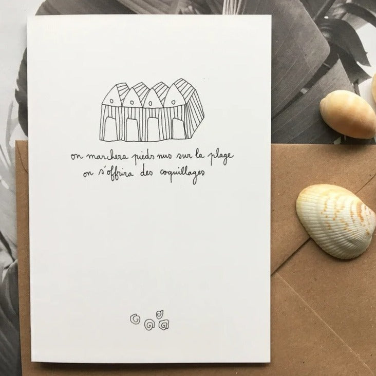 Carte Papillonnage - Coquillages