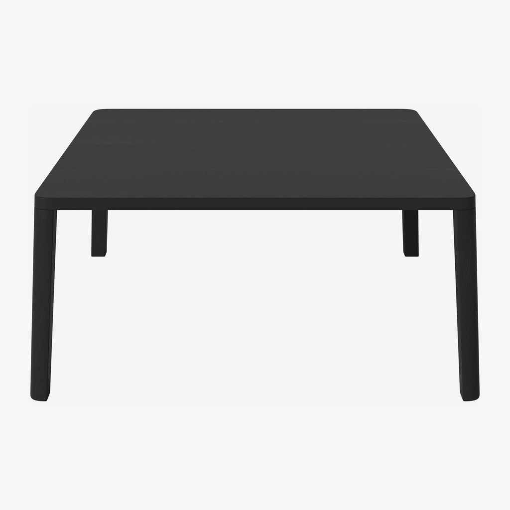 Table basse Graceful Bolia, Chêne teinté noir huilé - Carrée, plusieurs dimensions