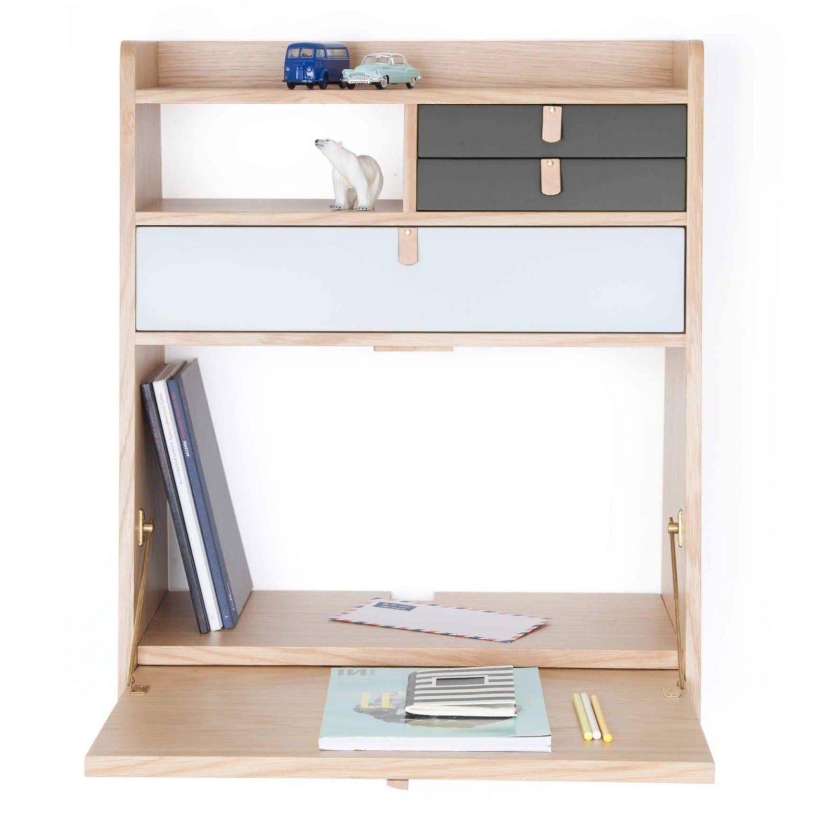 Hartô, Secrétaire Gaston - Gris ardoise