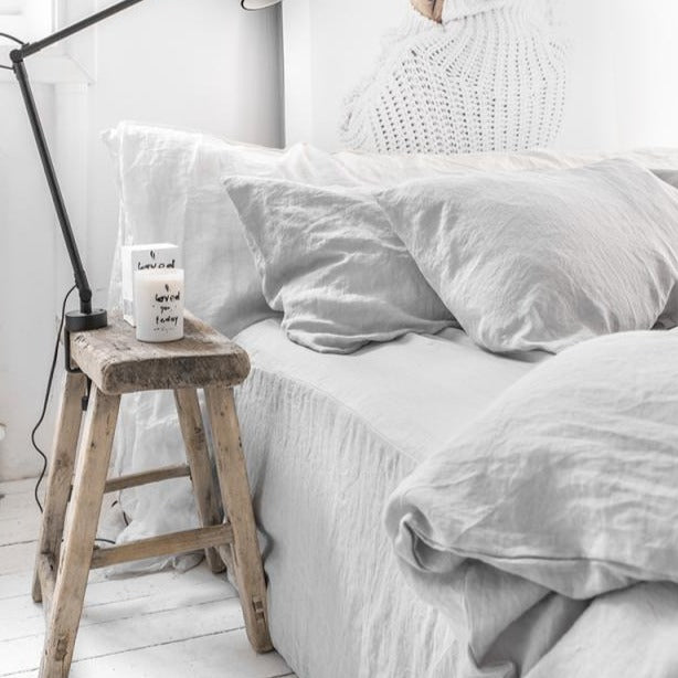 Housse de couette Magic Linen - Gris clair