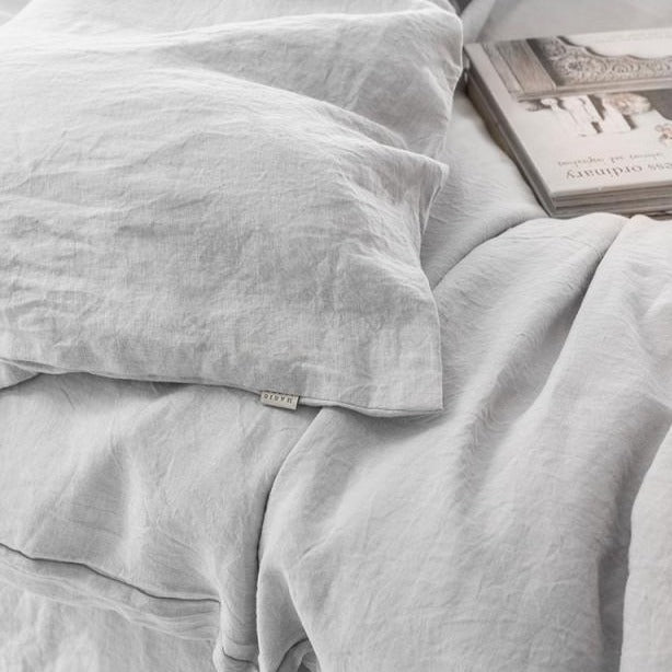 Housse de couette Magic Linen - Gris clair