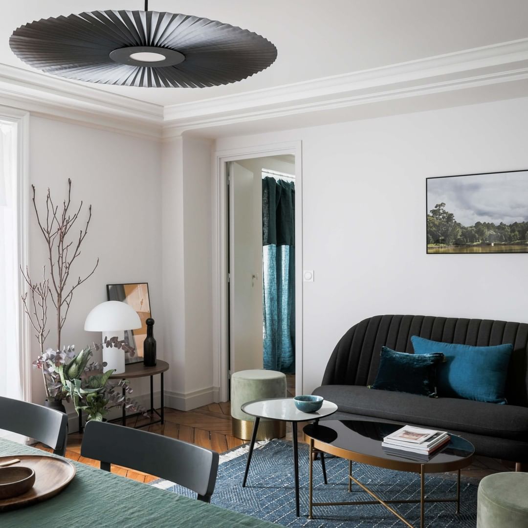 Suspension Hartô - Carmen Gris ardoise