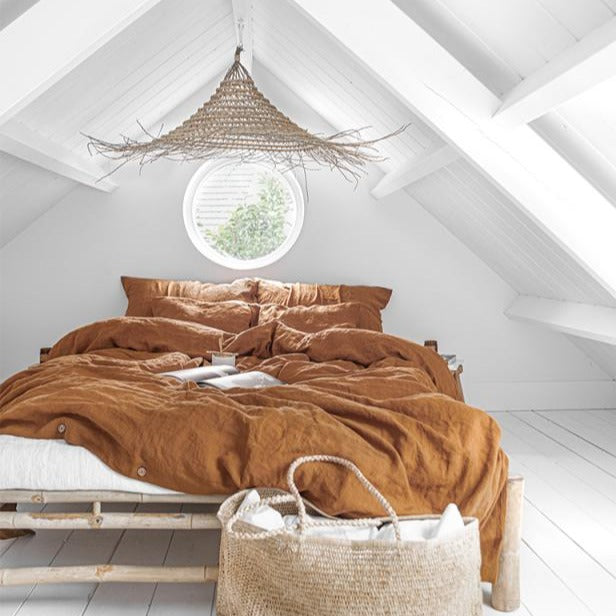 Housse de couette Magic Linen - Cinnamon