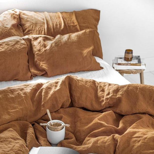 Taie d'oreiller Magic Linen - Cinnamon