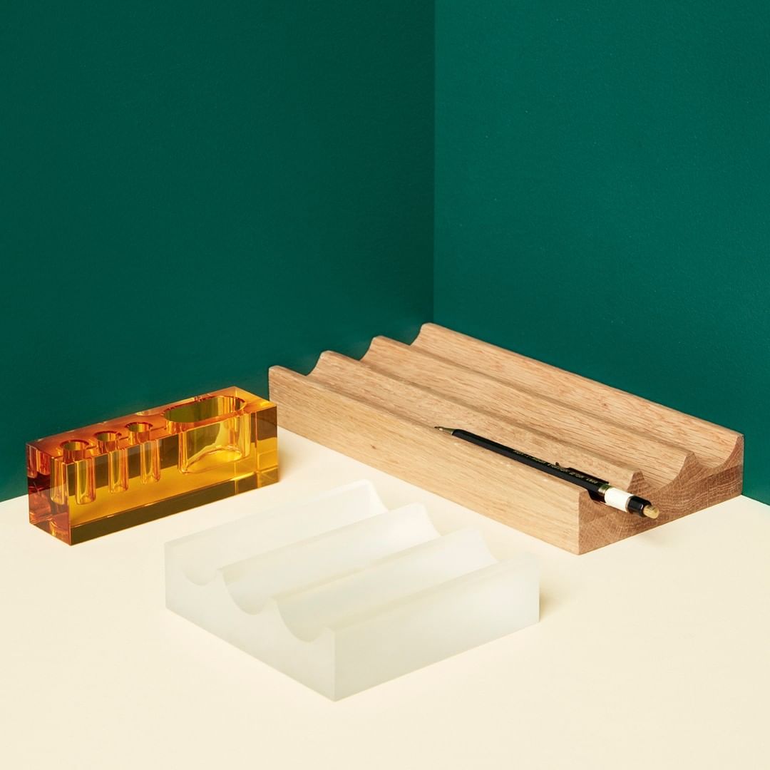 Organisateur de bureau HUBSCH - Chêne naturel