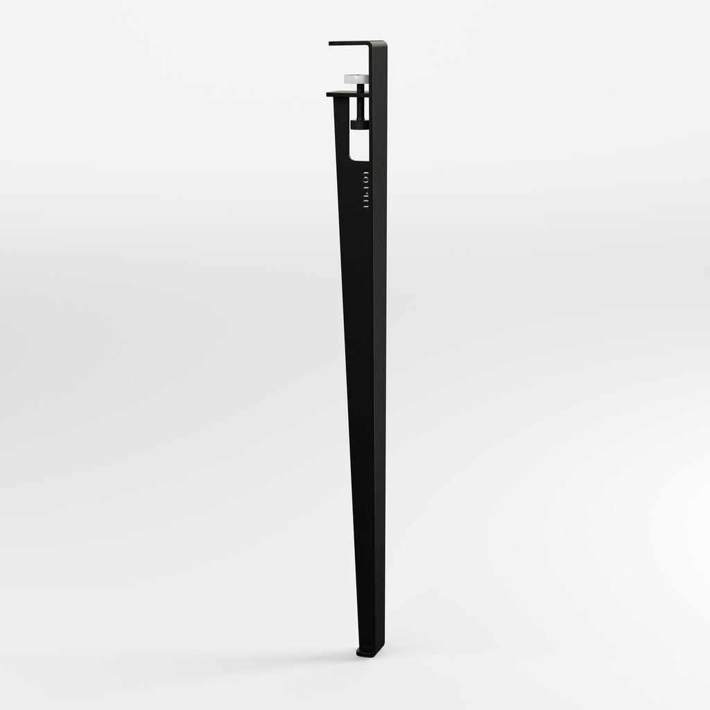 Pied de Table et Bureau TIPTOE - 75cm - Noir Graphite