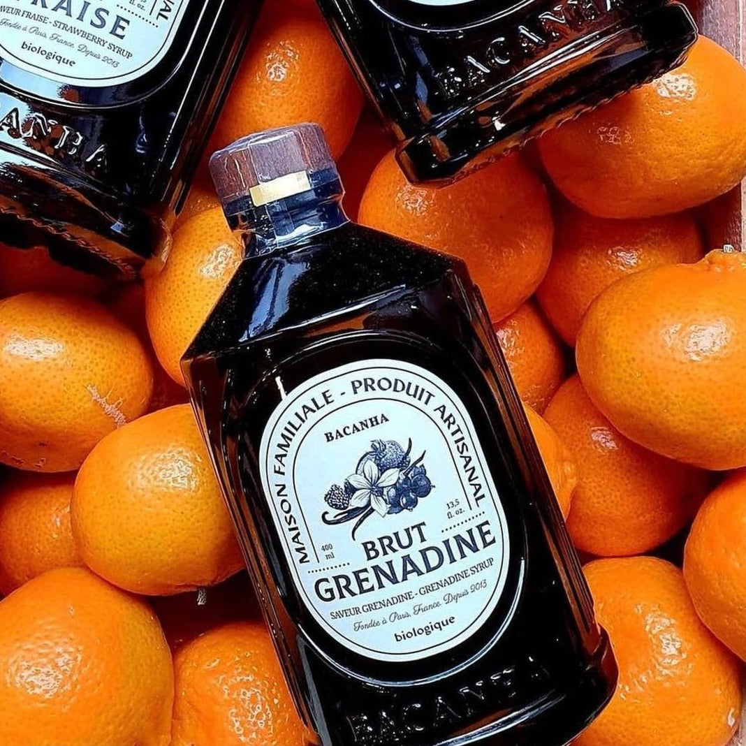 Bacanha, Sirop bio brut - Grenadine