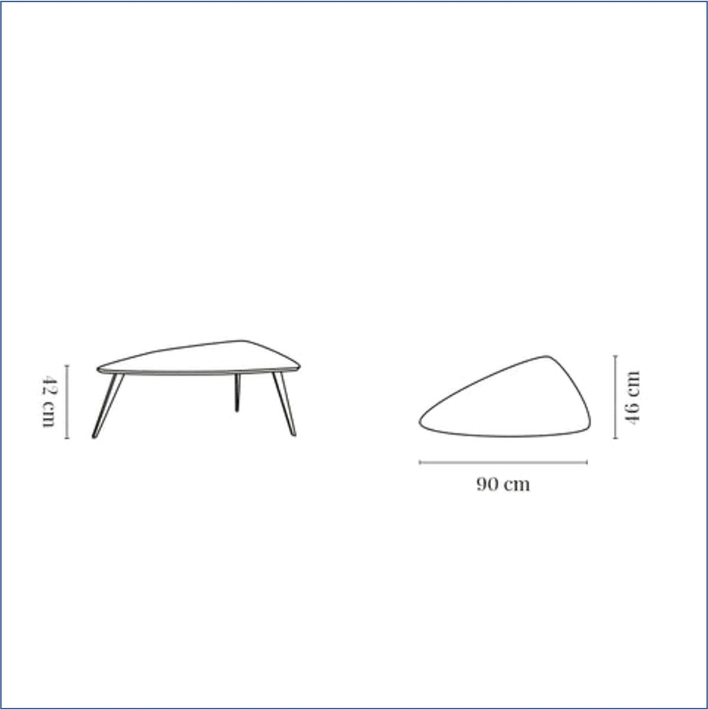 Table basse triangulaire 366 Concept - Taille M