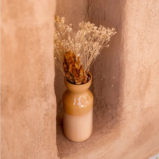 Vase totem en céramique Oustao - Mediterranea Bicolore