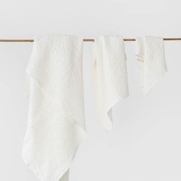 Serviette de bain Magic Linen - Blanc