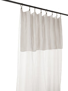 L'effet Papillon, Rideau en gaze de coton 140x300 cm - Blanc
