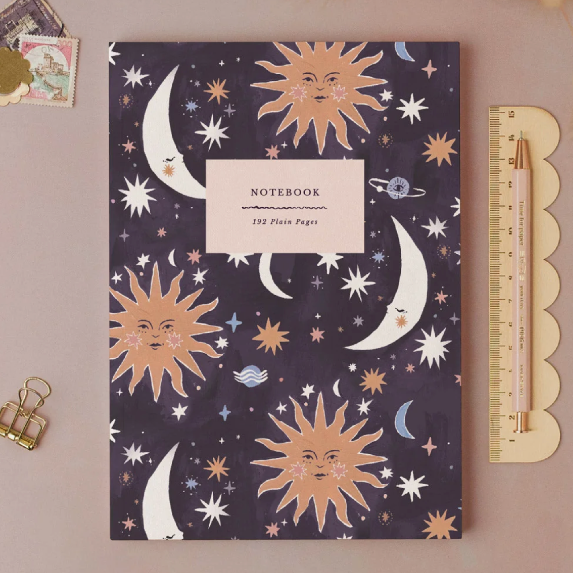 Sister Paper Co, Cahier - Soleil et Lune