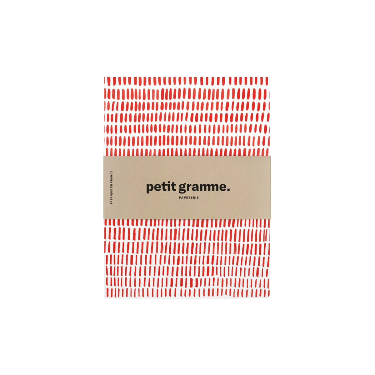 Carnet de Poche, Petit Gramme - Petits traits rouges