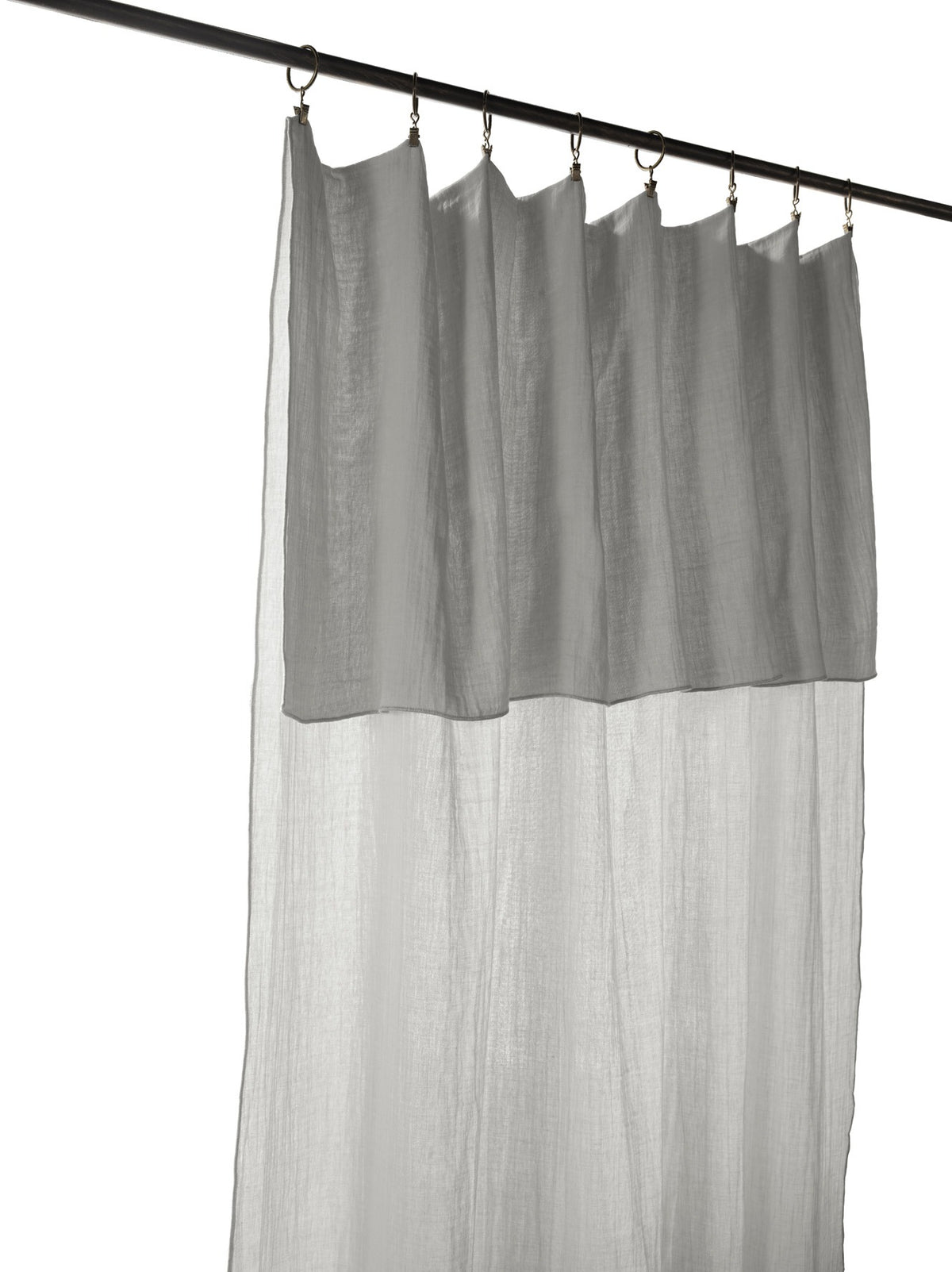 L'effet Papillon, Rideau en gaze de coton 140x300 cm - Nuage