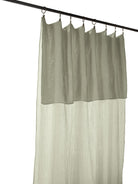 L'effet Papillon, Rideau en gaze de coton 140x300 cm - Vert d'eau