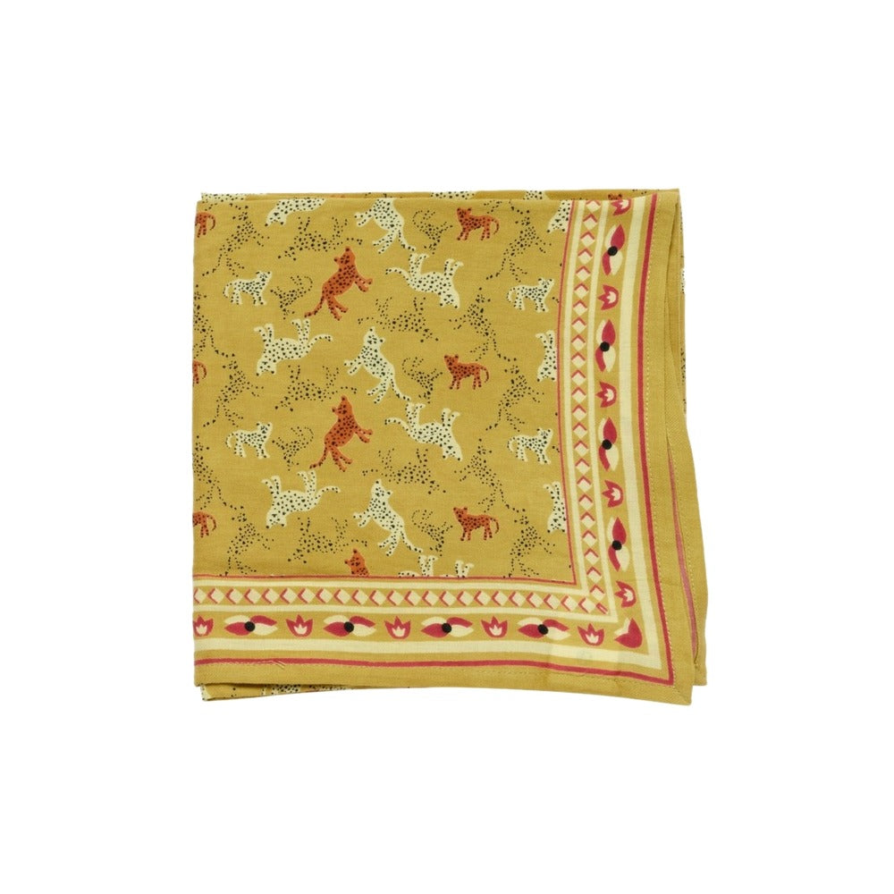 Bonheur du Jour, Grand Foulard Indien - Leopold absynthe