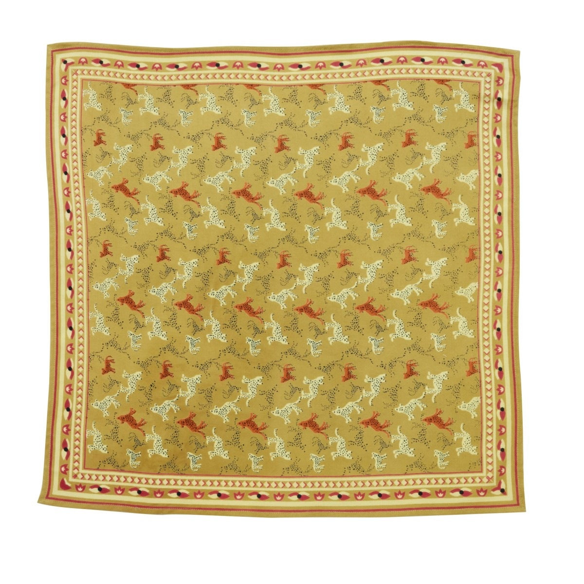 Bonheur du Jour, Grand Foulard Indien - Leopold absynthe