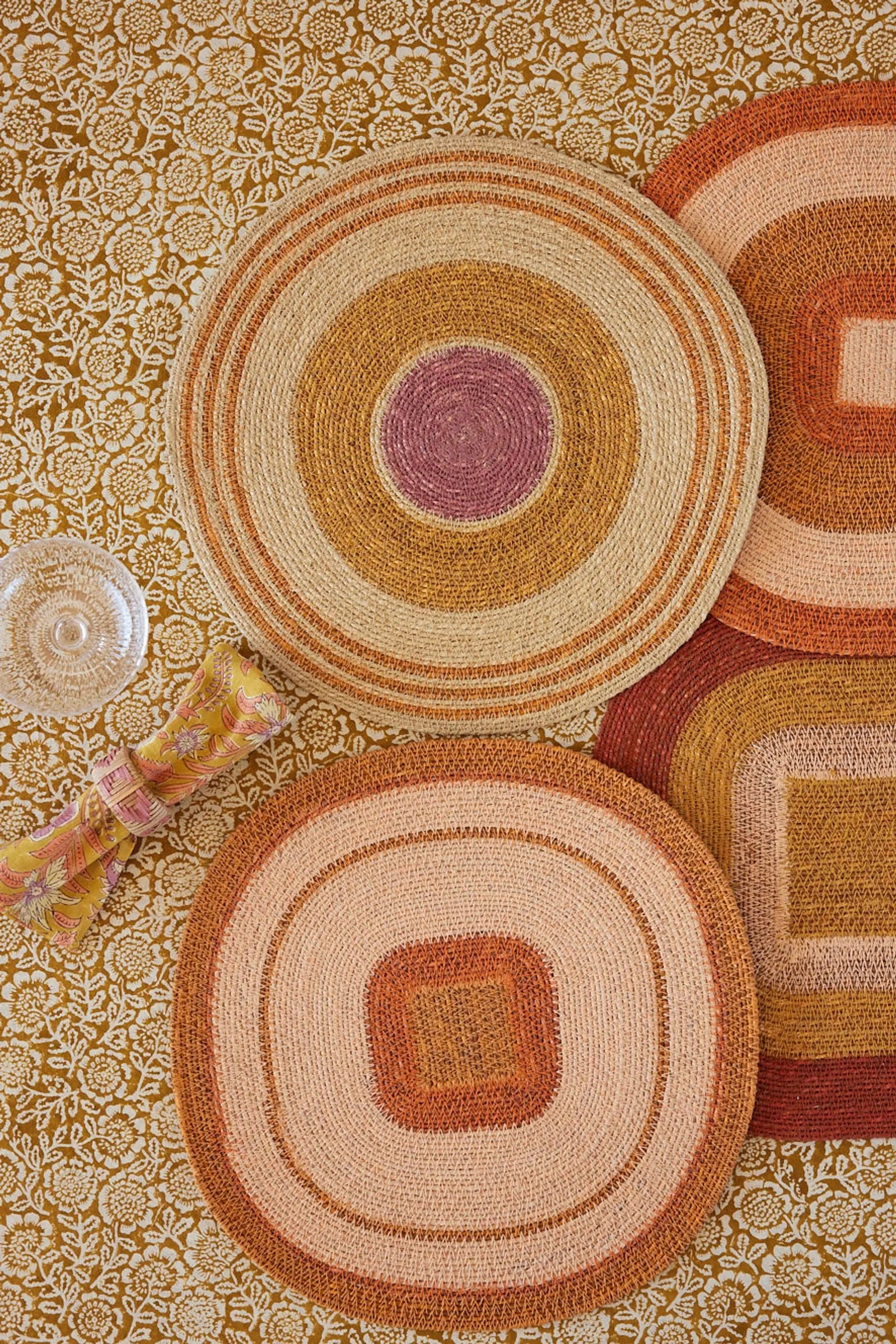 Bonheur du Jour, Nappe rectangle 170x250 - Kamala Absinthe