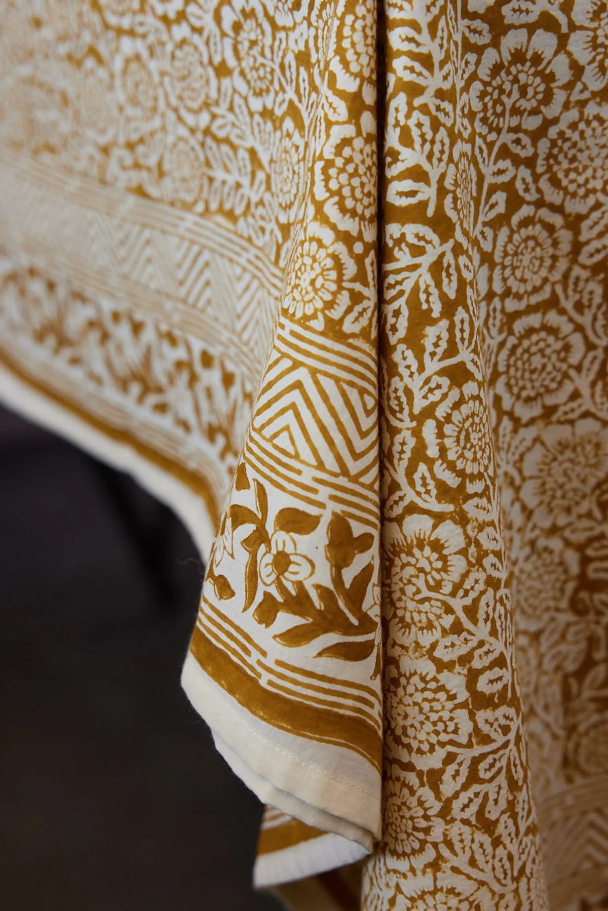 Bonheur du Jour, Nappe rectangle 170x250 - Kamala Absinthe