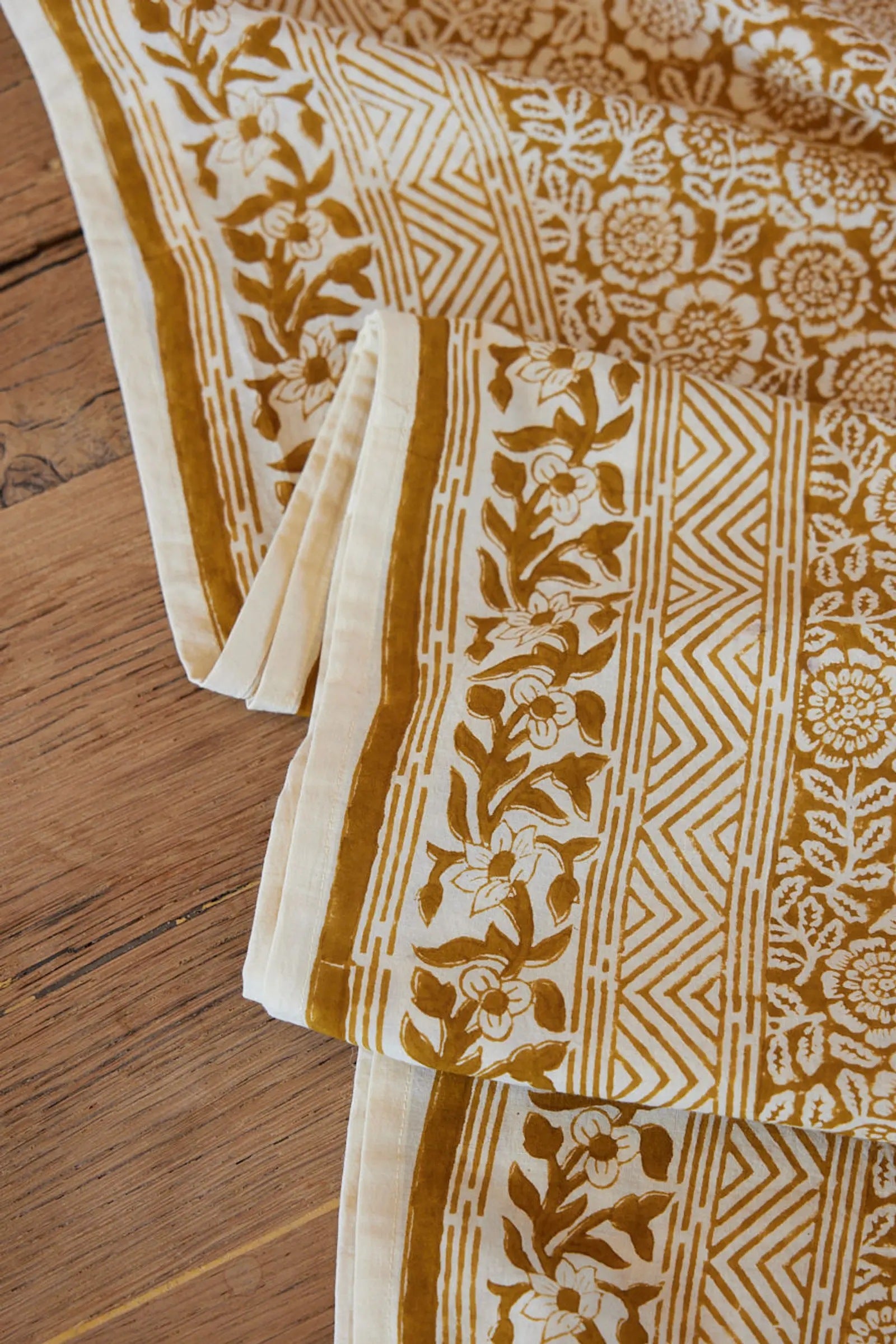 Bonheur du Jour, Nappe rectangle 170x250 - Kamala Absinthe
