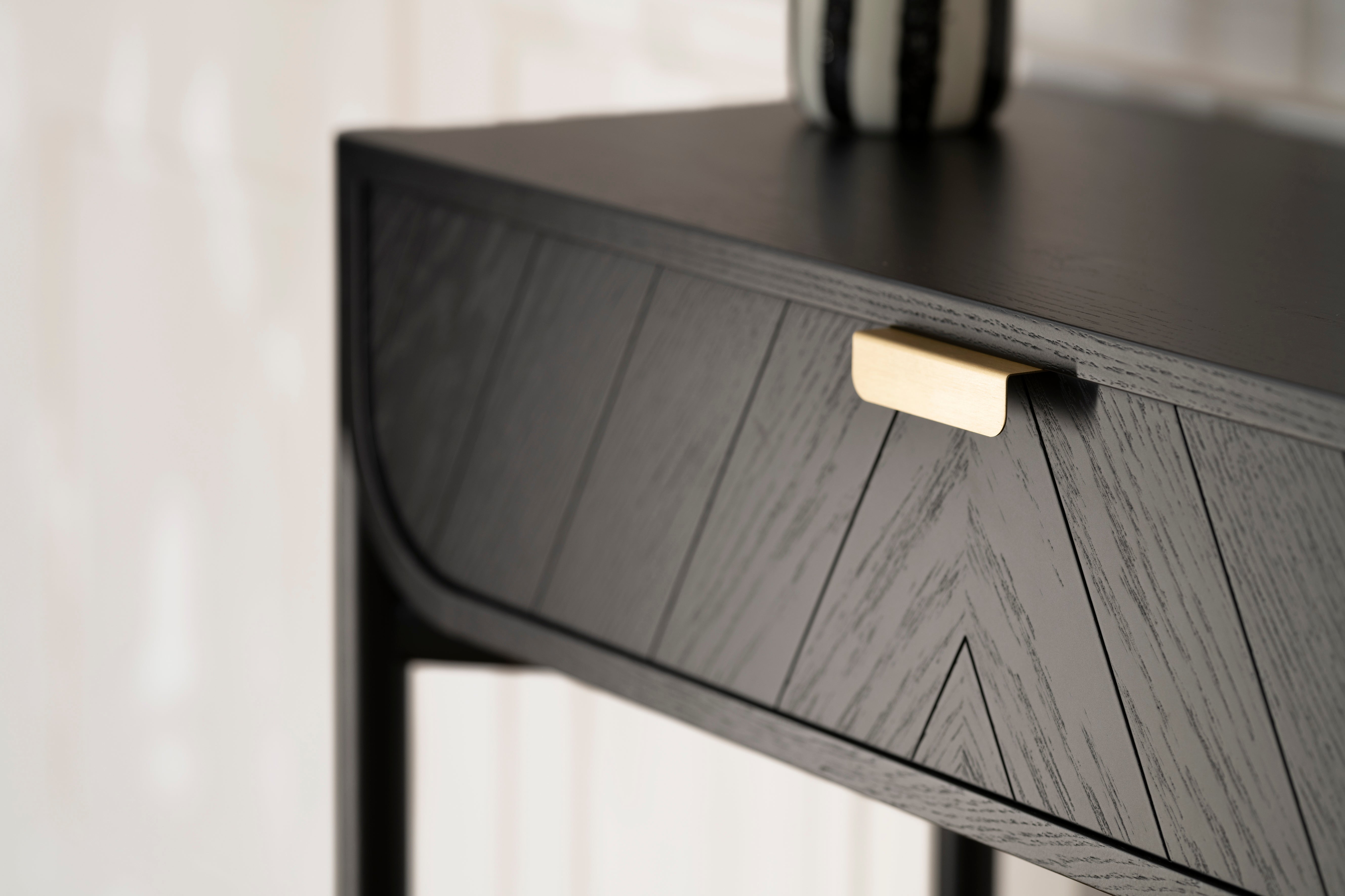 Hartô, Console Marius - Chêne teinté noir