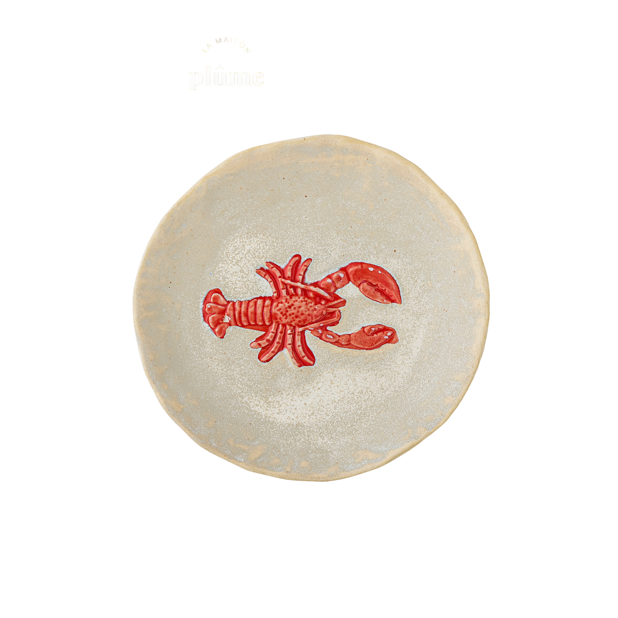 Assiette à dessert - Homard