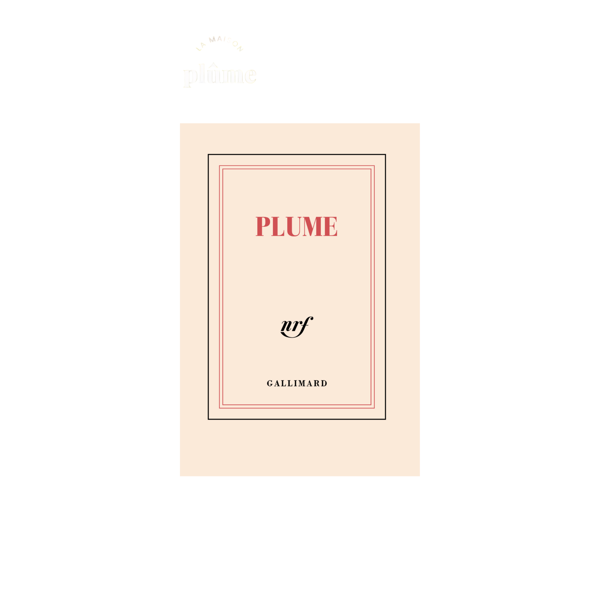 Gallimard, Carnet de poche- Plume