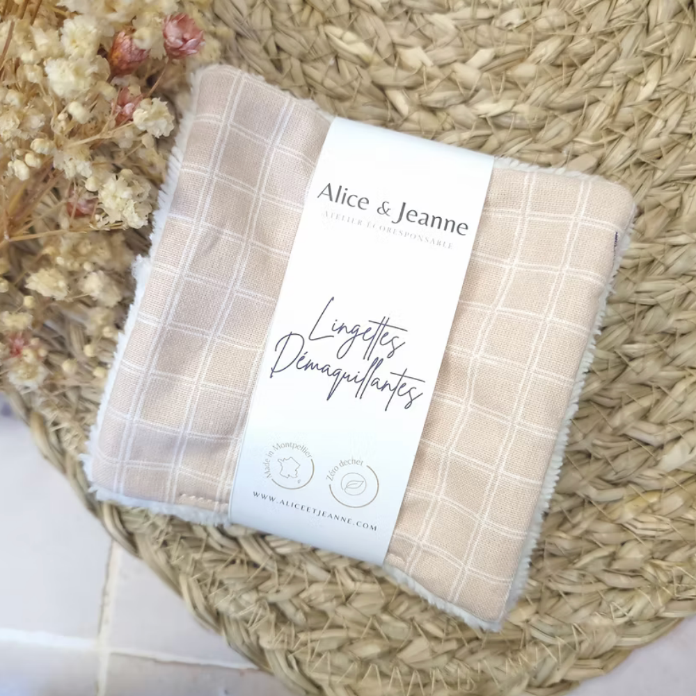 Alice et Jeanne, Lingettes démaquillantes - Mathilde
