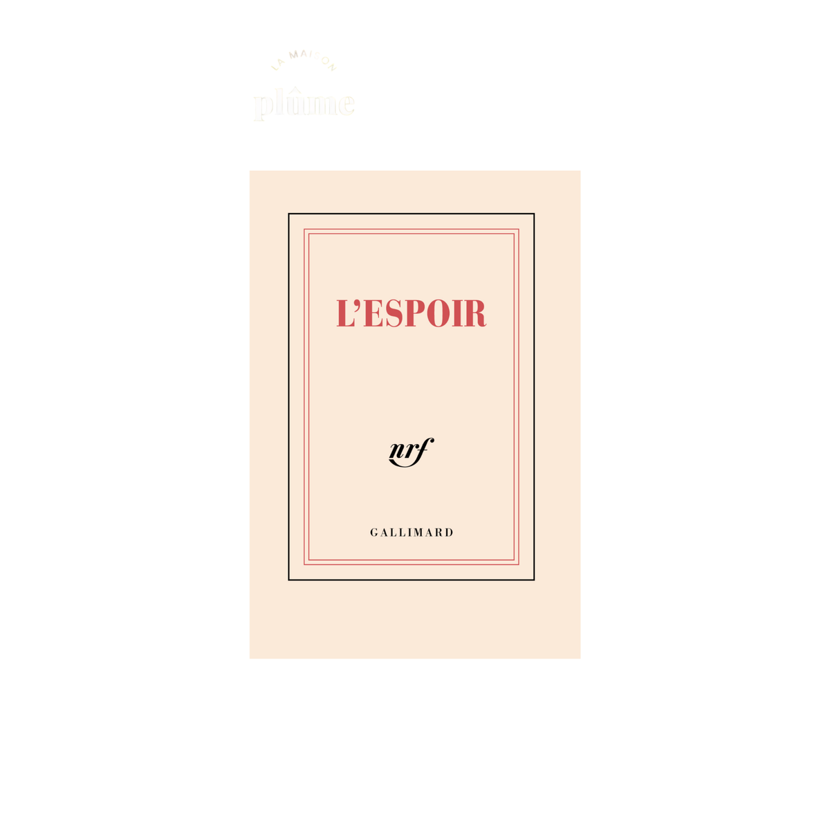 Gallimard, Carnet de poche- L'espoir