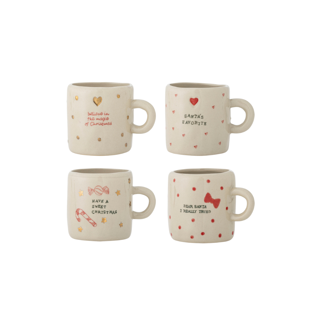Bloomingville , Mug - Believe in the magic Christmas
