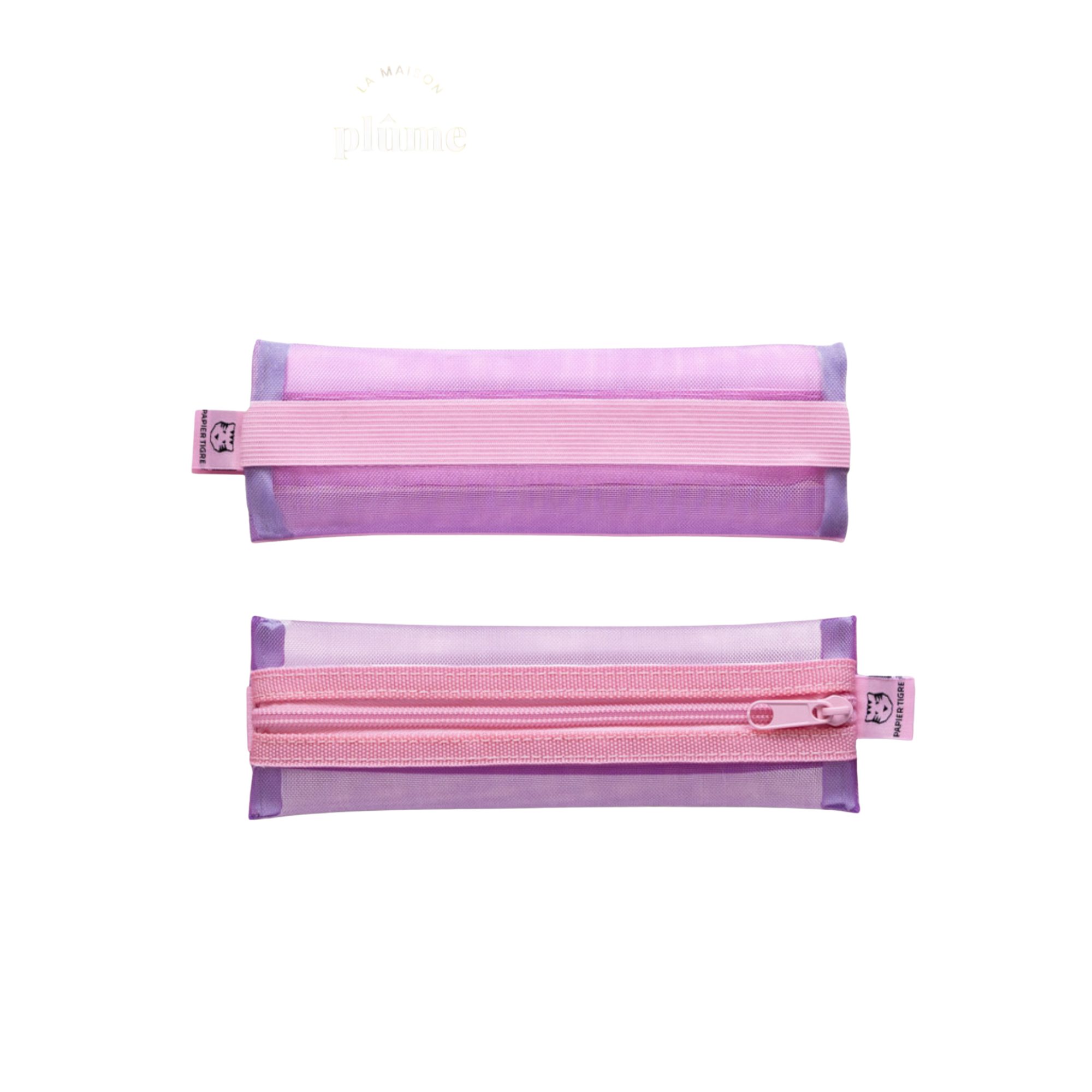 Papier Tigre, Trousse Kito - Violette & Rose