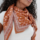 Bindi Atelier, Grand Foulard Indien - Bengal Praline