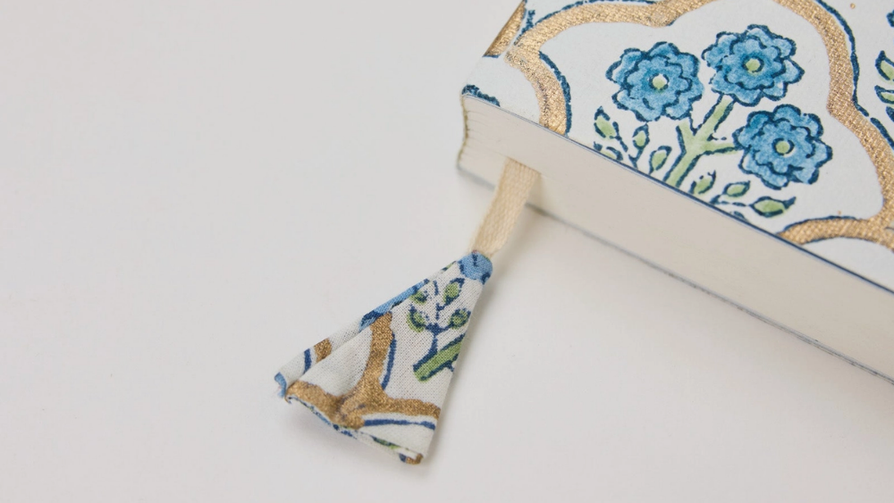 Paper Mirchi, Carnet de notes - Treillis Indigo