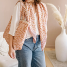 Bindi Atelier, Grand Foulard Indien - Bengal Blush