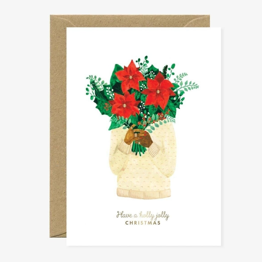 Carte All The Ways to Say - Gold Xmas Bouquet