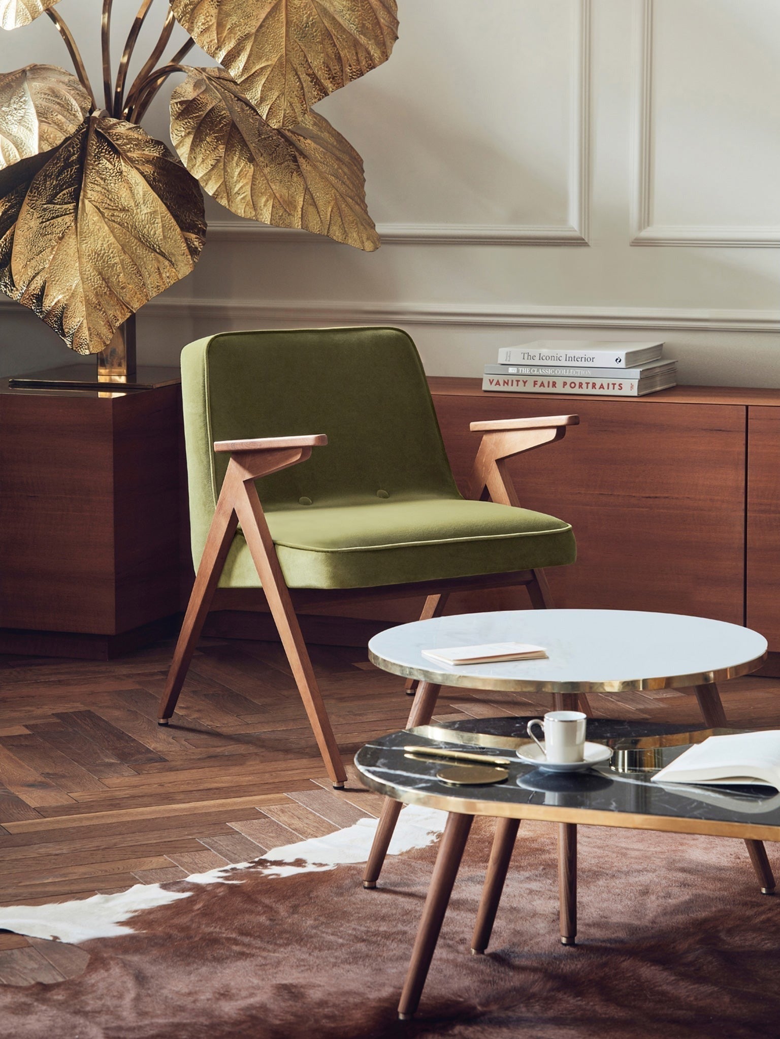 366 Concept, Fauteuil Bunny - Tissu Shine Velvet