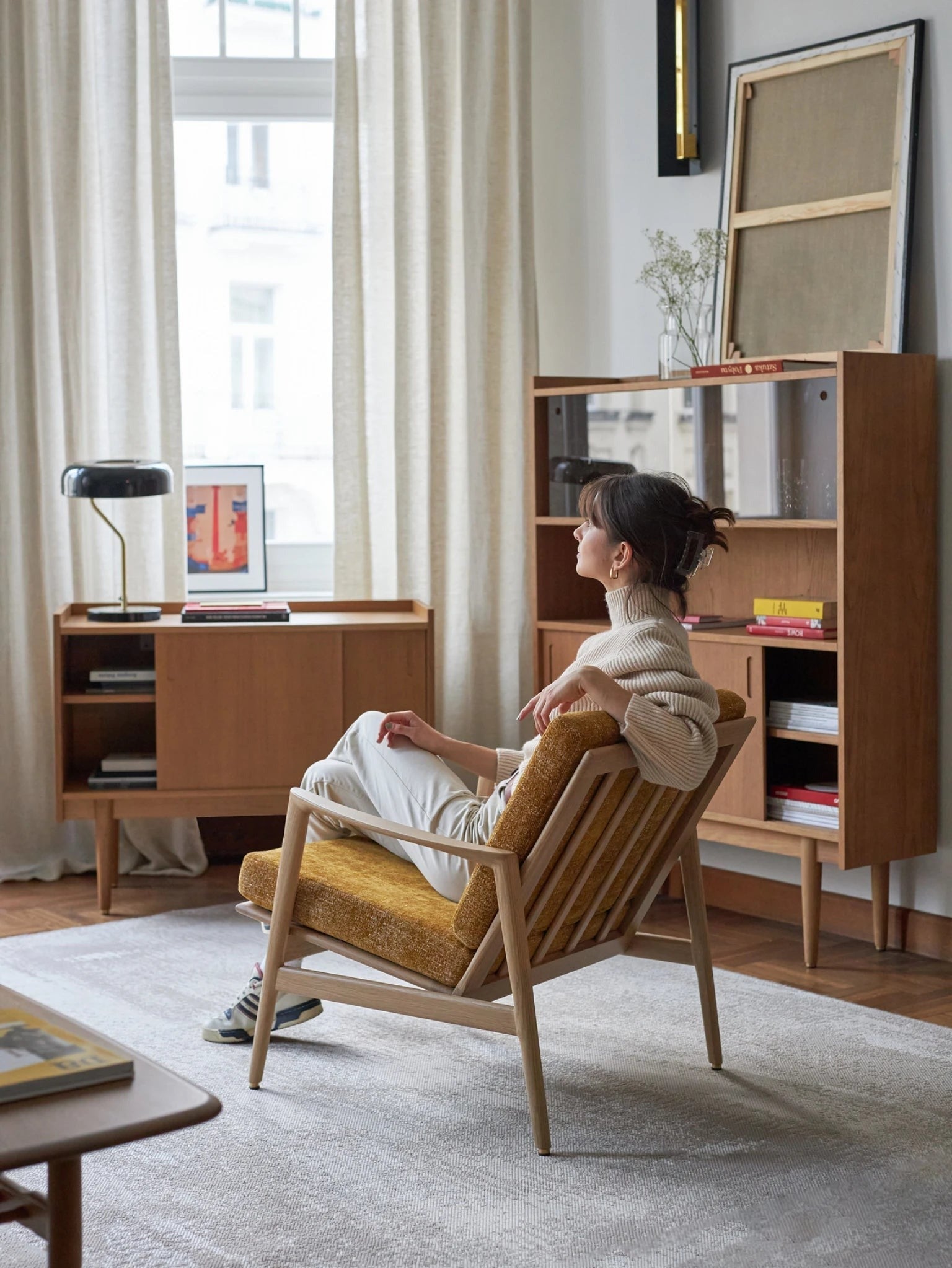 366 Concept, Fauteuil Stefan - Tissu Marble