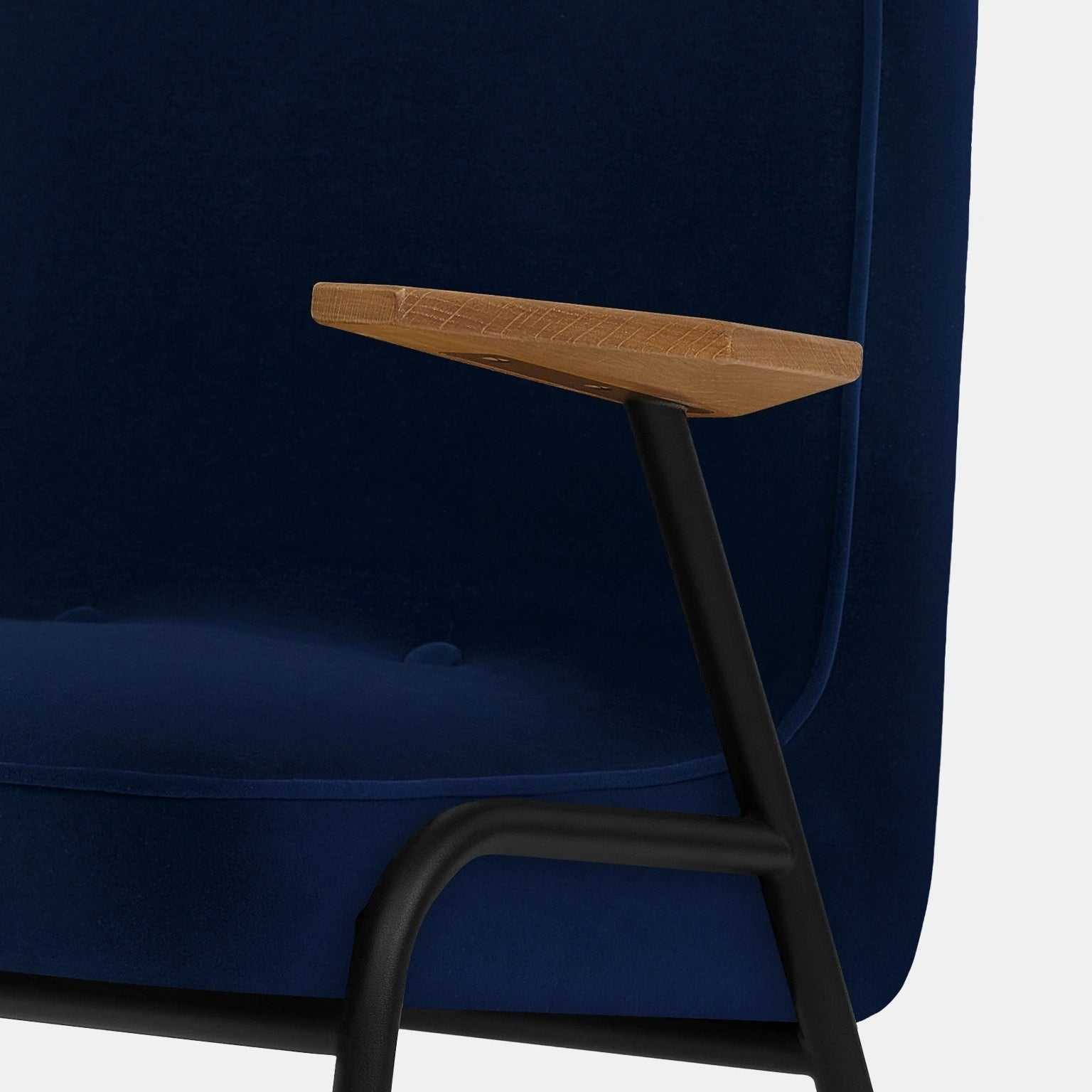 366 Concept, Fauteuil 366 Métal - Tissu Velvet