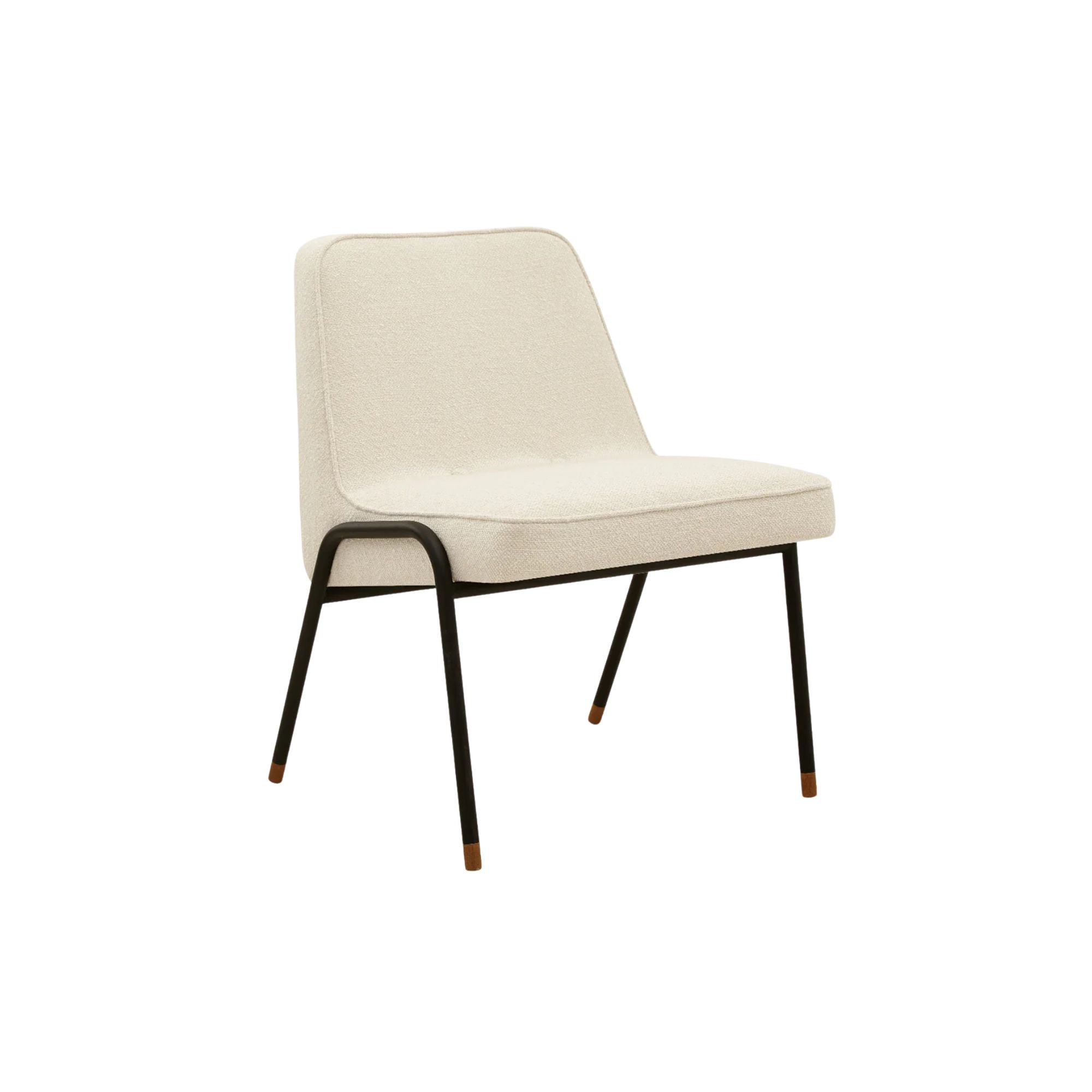 366 Concept, Fauteuil Club 366 Métal - Tissu Boucle