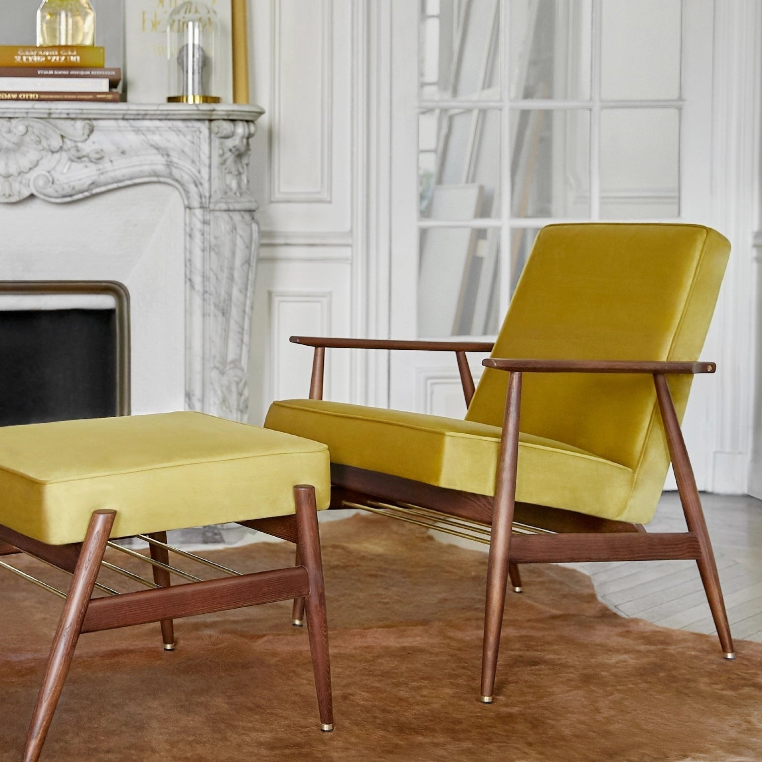 366 Concept, Fauteuil Fox - Tissu Shine Velvet