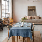 Magic Linen, Nappe en lin 150x250 - Gray Blue