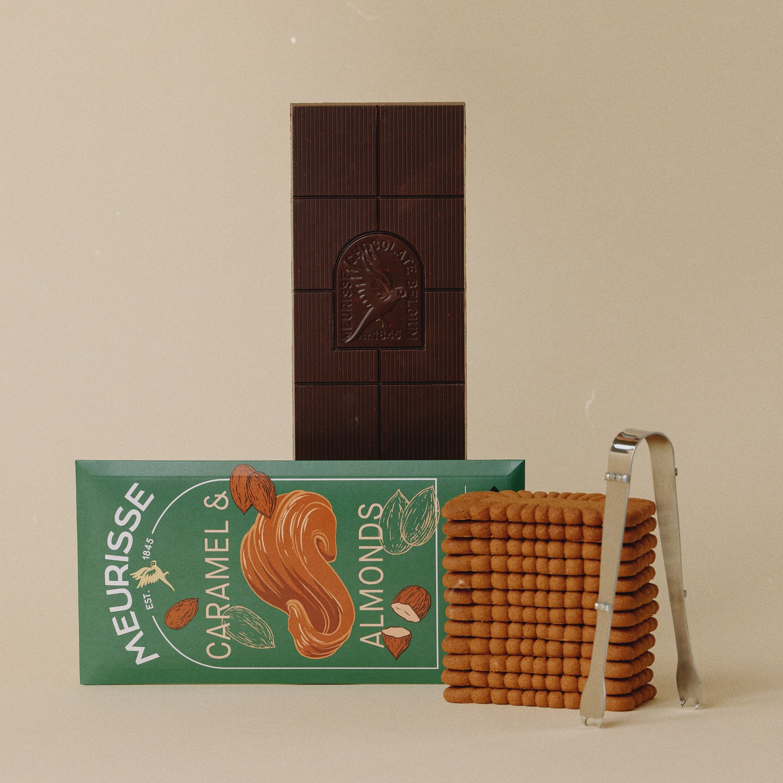 Meurisse, Chocolat noir - Amandes Caramélisées