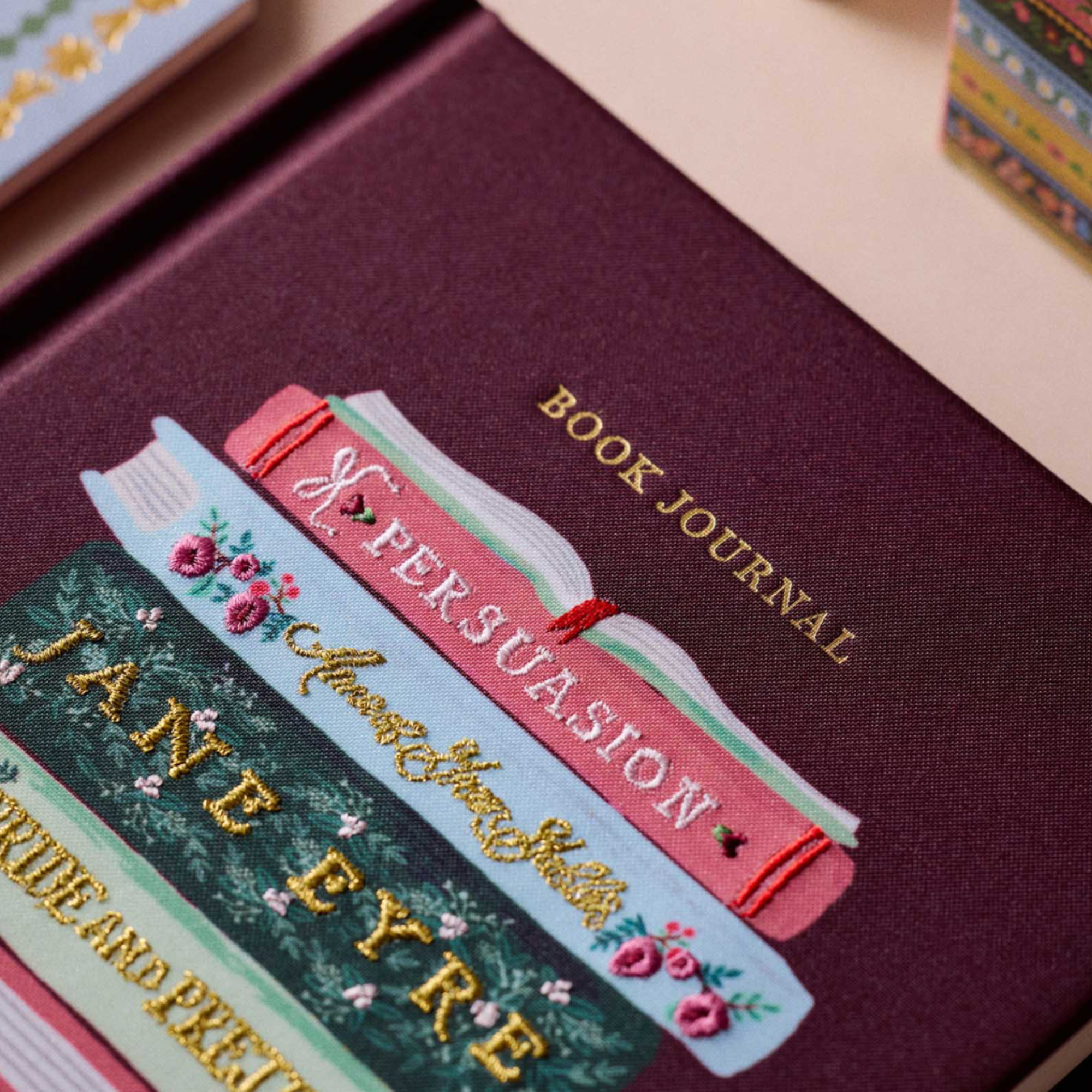 Rifle Paper Co, Journal brodé - Ladies Night Book Club