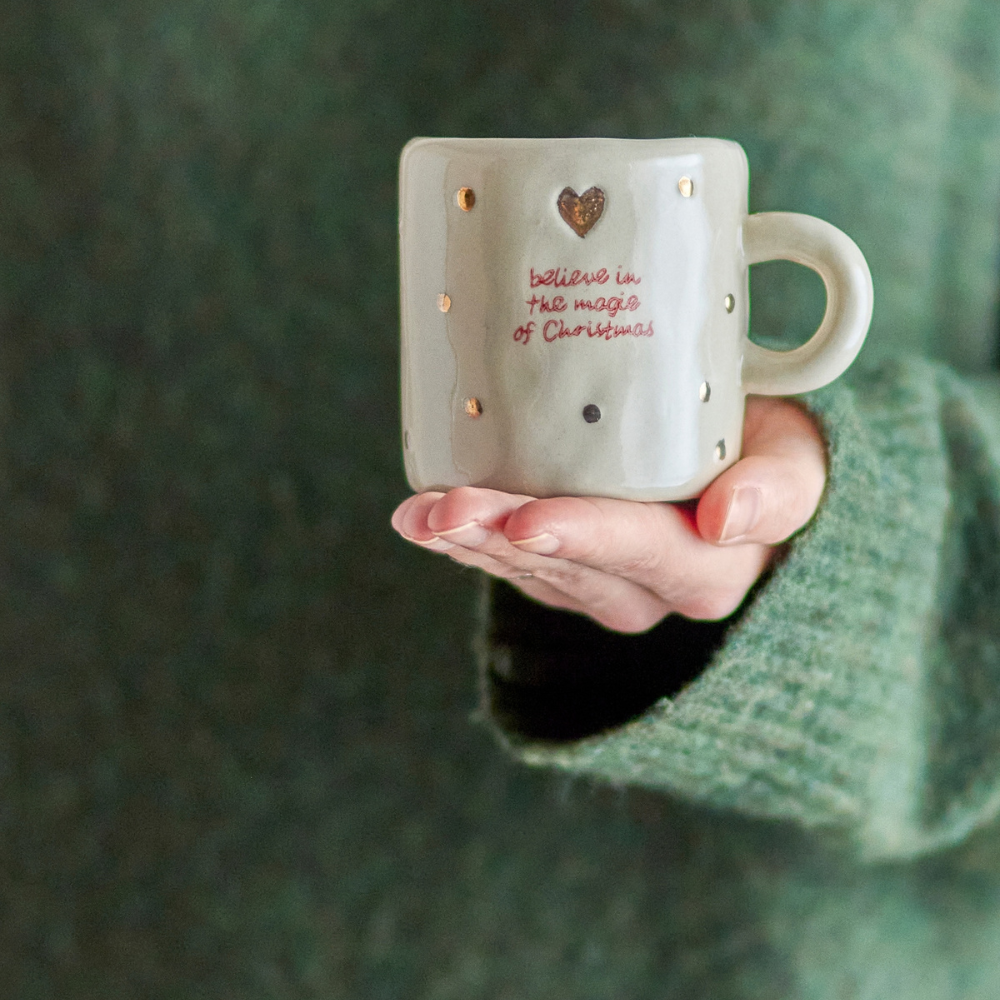 Bloomingville , Mug - Believe in the magic Christmas