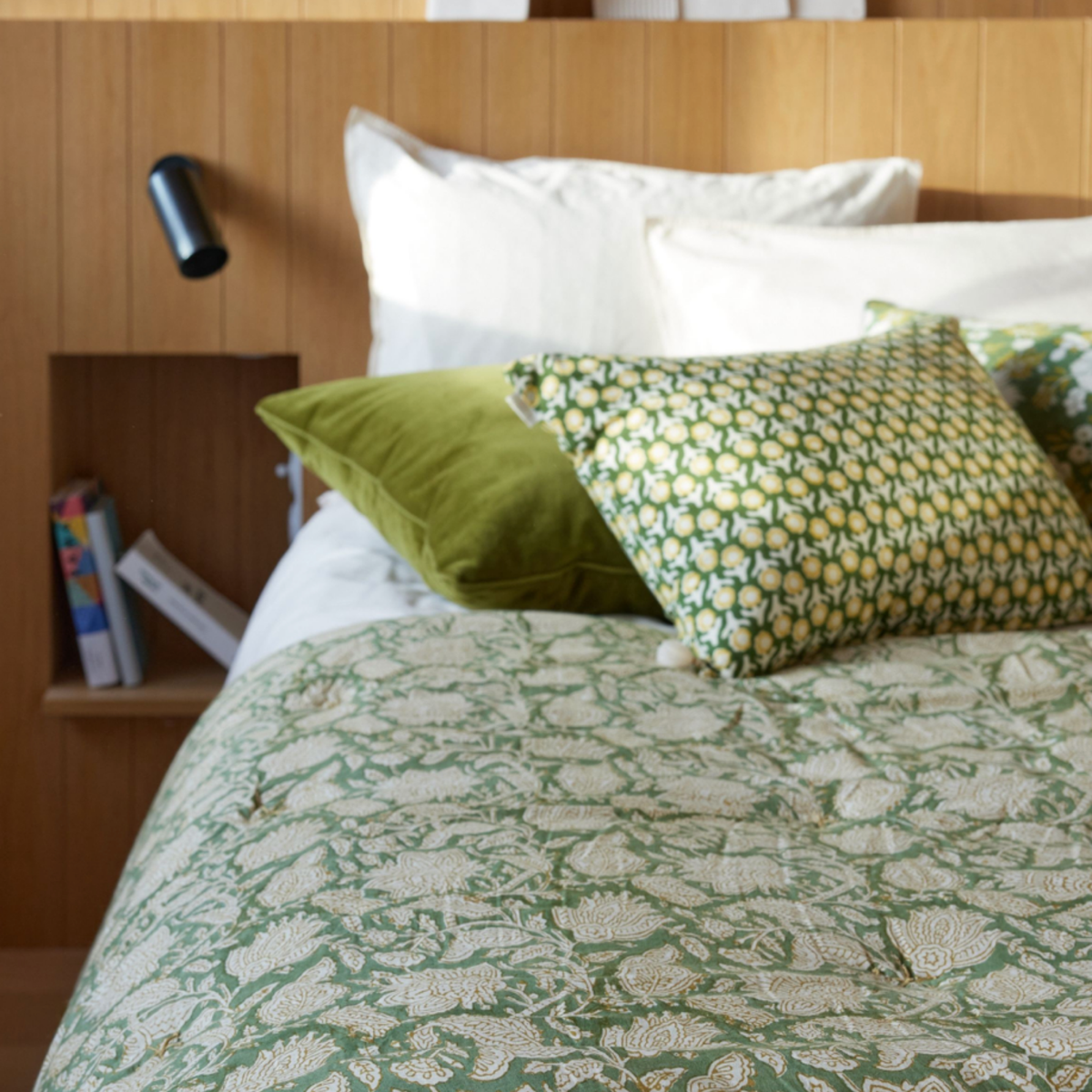 Bonheur du jour, Sur-matelas 200x90 - Chandra Kaki